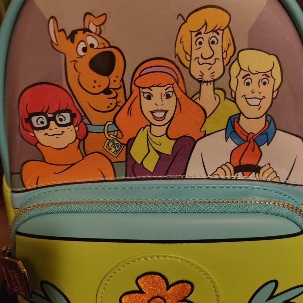 Loungefly Scooby-Doo Blue and Yellow Backpack